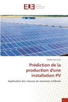 Prédiction de la production d'une installation PV 6202549998 Book Cover