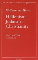 Hellenism Judaism Christianity (Contributions To Biblical Exegesis & Theology) 9042905786 Book Cover