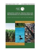 Expanding Biofuel Production: Sustainability and the Transition to Advanced Biofuels: Summary of a Workshop 030914714X Book Cover