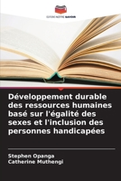 Développement durable des ressources humaines basé sur l'égalité des sexes et l'inclusion des personnes handicapées 6205281791 Book Cover