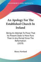 An Apology for the Established Church in Ireland 0353865958 Book Cover