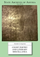 Court Poetry and Literary Miscellanea 1575063344 Book Cover