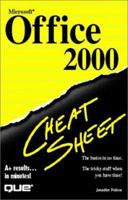 Microsoft Office 2000 Cheat Sheet 0789718472 Book Cover