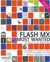 Flash MX Most Wanted: Effects & Movies B00BDJRJGA Book Cover