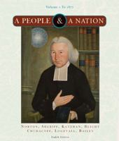 Norton a People and a Nation Vol 1 Brief 7th Ed + Oates Portrait of America Vol 1 9th Ed 0395921325 Book Cover