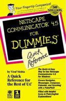 Netscape Communicator 4.5 for Dummies Quick Reference 0764503251 Book Cover