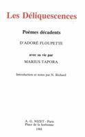 Les Déliquescences, Poèmes Décadents 201922142X Book Cover