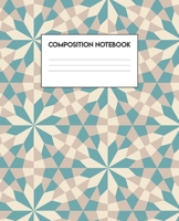 Composition Notebook: Moroccan Pattern (100 Pages, College-Ruled, 7.5" x 9.25") 1086973720 Book Cover