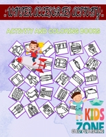 Winter Accesories Activity: Dress, Overall, Jeans, Beanie, Coat, Overall, Dress, Ice Skating Shoes For Stress Relief Picture Quiz Words Activity And Coloring Book 30 Activity B087SHDHQM Book Cover