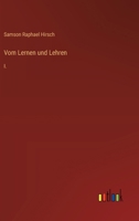 Vom Lernen und Lehren: I. 3563193223 Book Cover