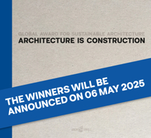 Architecture Is Construction: Global Award for Sustainable Architecture 3966800357 Book Cover