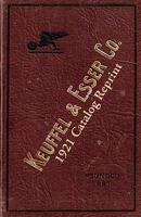 Keuffel & Esser Co. 1921 Catalog Reprint 1438254091 Book Cover