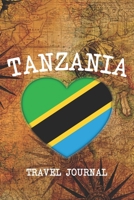 TANZANIA: 6x9 Travel planner I Road trip planner I Dot grid journal I Travel notebook I Travel diary I Pocket journal I Gift for Backpacker 1674076436 Book Cover