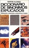 diccionario de sinonimos explicados 8471669447 Book Cover