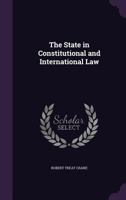 The State in Constitutional and International Law 1141760215 Book Cover