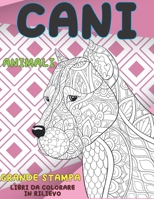 Libri da colorare in rilievo - Grande stampa - Animali - Cani null Book Cover