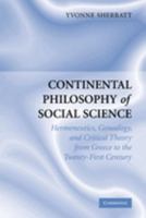 Continental Philosophy of Social Science 0521670985 Book Cover