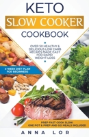 Keto Slow Cooker Cookbook: Best Healthy & Delicious High Fat Low Carb Slow Cooker Recipes Made Easy for Rapid Weight Loss (Includes Ketogenic One-Pot Meals & Prep and Go Meal Diet Plan for Beginners) 1951595343 Book Cover