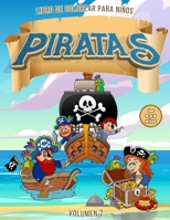 Piratas Libro de Colorear para Niños de 4 a 8 Años | Vol. 2 B08GTL746D Book Cover