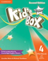 Kid's Box American English Level 4 Workbook with Online Resources 1107433576 Book Cover