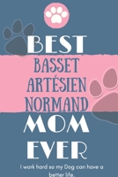 Best Basset Bleu de Gascogne Mom Ever Notebook Gift: Lined Notebook / Journal Gift, 120 Pages, 6x9, Soft Cover, Matte Finish 1676664343 Book Cover