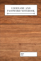 Username And Password Notebook: A-Z Website Password Journal/password Organizer Notebooks, size 6 X 9, page 105 Pages 1692653199 Book Cover