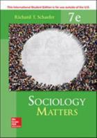 Sociology Matters 007320725X Book Cover