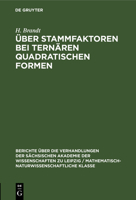 Über Stammfaktoren Bei Ternären Quadratischen Formen 3112502612 Book Cover