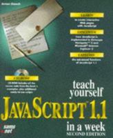 Teach Yourself Javascript in a Week (Sams Teach Yourself) 1575211955 Book Cover