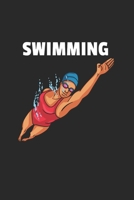 Schwimmen Schwimmer Notizbuch: Schwimmen Schwimmer Notizbuch f�r Liebhaber / Notizheft / Notizblock A5 (6x9in) Dotted Notebook / Punkteraster / 120 gepunktete Seiten 1678851787 Book Cover