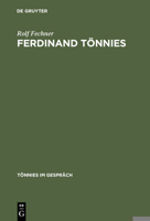 Ferdinand Tönnies: Werkverzeichnis 3110135191 Book Cover