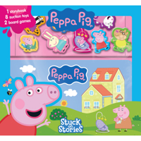 Hasbro Peppa Pig Stuck on Stories 2764372752 Book Cover