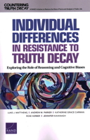 Individual Differences in Resistance to Truth Decay: Exploring the Role of Reasoning and Cognitive Biases 1977408923 Book Cover