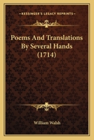 Poems And Translations By Several Hands 1104259575 Book Cover