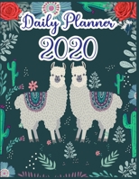 Daily Planner 2020: Daily Planner 2020 For LLAMA Lovers - daily planner with to do list for organization - daily planner with hourly schedule - daily planner 2020 each day full page - daily planner di 1677938838 Book Cover