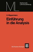 Einfuhrung in Die Analysis 3519027135 Book Cover