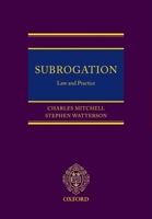 Subrogation: Law and Practice 0199296642 Book Cover