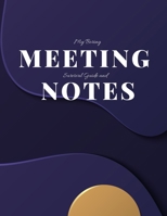 My Boring Meeting Survival Guide and Notes: 8.5x11 Meeting Notebook and Puzzle Book 1086417828 Book Cover