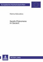 Sandhi-Phaenomene Im Sanskrit 3631391226 Book Cover