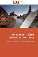Emigration, Capital Humain Et Croissance 3841794793 Book Cover