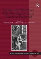 Genre and Women's Life Writing in Early Modern England 0754654265 Book Cover