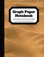 Graph Paper Notebook: Graph paper pages and White Paper Squared Graphing Paper Quad Ruled 5 squares per inch 100 pages 8.5 x 11 in. 1095995421 Book Cover