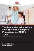 Tendance des admissions chirurgicales à l'hôpital Pholosong de 2006 à 2008 (French Edition) 6139432472 Book Cover