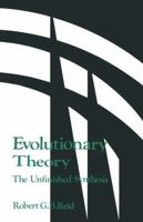 Evolutionary Theory: The Unfinished Synthesis 1461597897 Book Cover