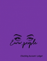 Checking Account Ledger: Personal or Business Use | Large A4 Size 8.5" x 11" | Easy Reconciliation Pages | Balance on Every Page | Unique Purple Cover 1711633674 Book Cover