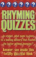 Rhyming Quizzes 1842362755 Book Cover