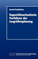 Kapazitatsorientierte Verfahren Der Losgrossenplanung 3824400723 Book Cover