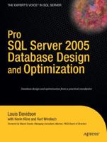 Pro SQL Server 2005 Database Design and Optimization 1590595297 Book Cover