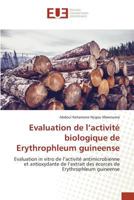 Evaluation de L'Activita(c) Biologique de Erythrophleum Guineense 3841675816 Book Cover