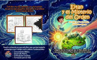 Eitan y el Misterio del Orden: ¡El viaje por la Creación comienza ahora!, historias sobre la biblia para niños de 6 a 9 años con actividades interactivas (Spanish Edition) 1967595135 Book Cover